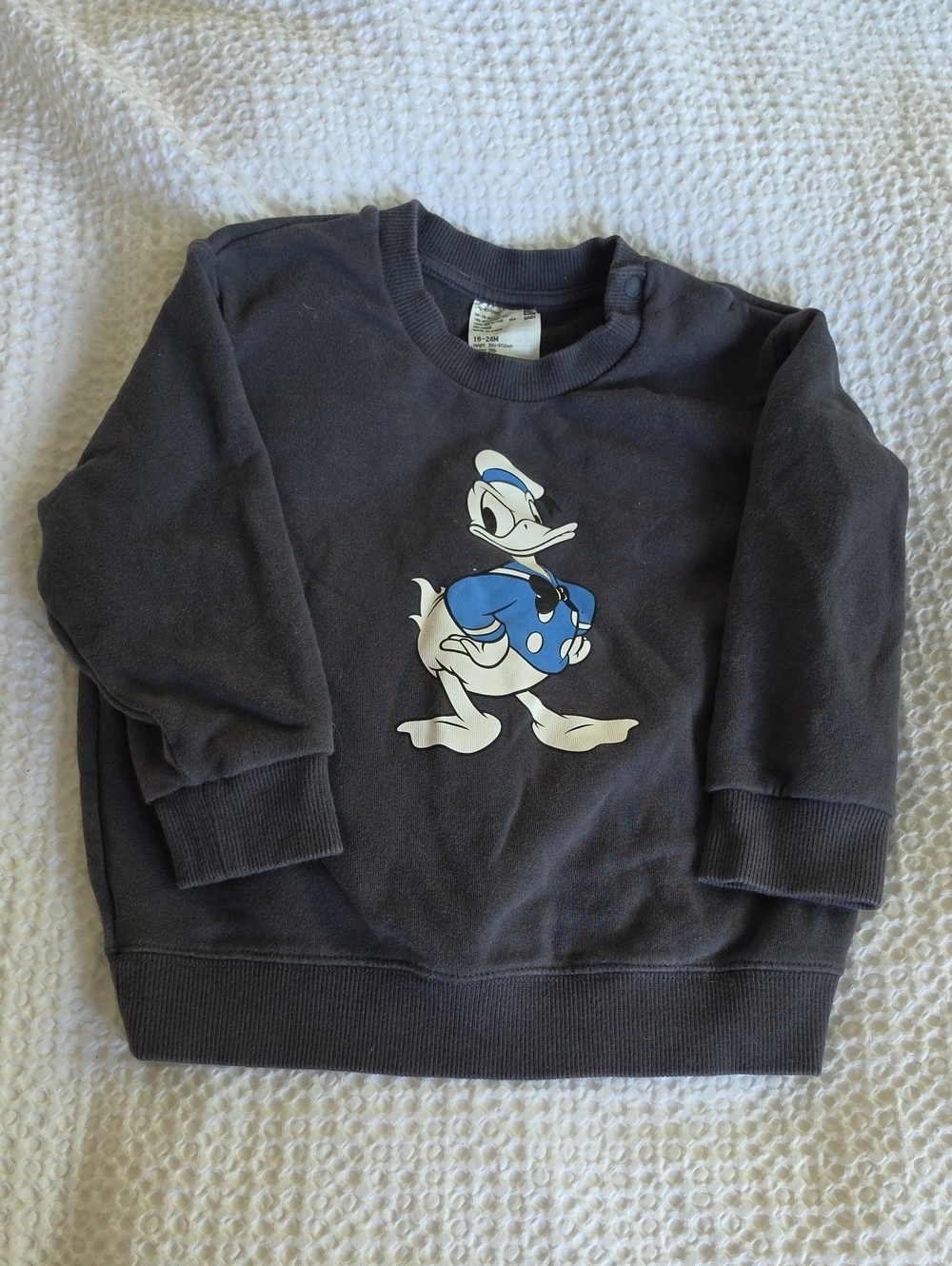 Gently Used Uniqlo Disney Donald Duck Sweatshirt-Size 18-24M